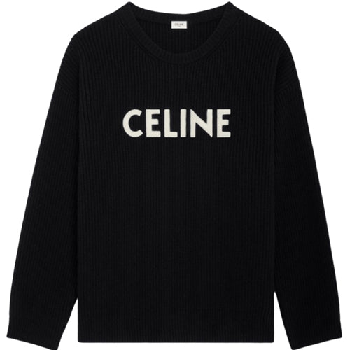 (국내배송) 셀린느 레터링 오버핏 울 니트 스웨터 ~2Color~