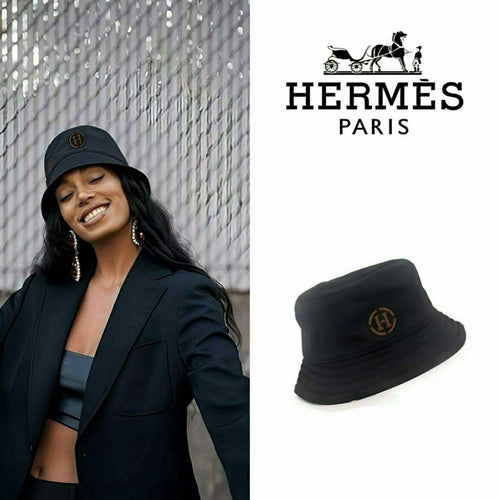 (국내배송) 에르메스 H 서클 로고 버킷햇